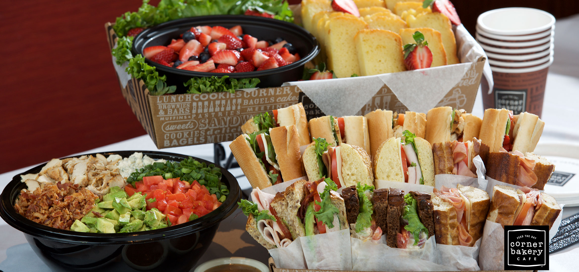 Configure Sandwich Box w/ Salad - Corner Bakery Cafe